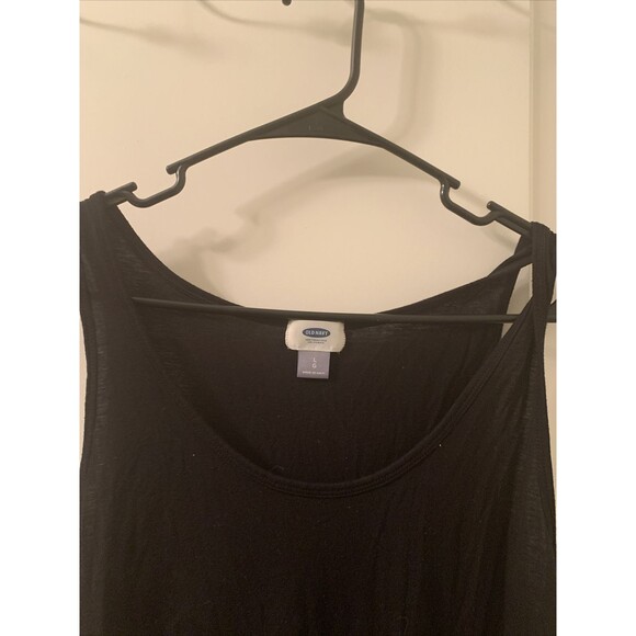 Old Navy Women's Sleeveless Shirt Top Tank Size Large Black - Picture 2 of 8